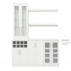 NewAge Products Home Bar 6 Piece Cabinet Set Home Bar Cabinets