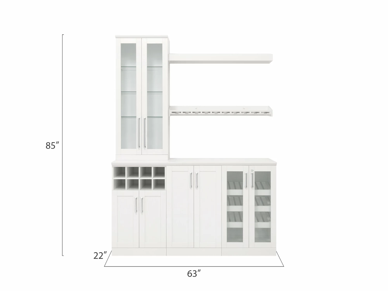 NewAge Products Home Bar 6 Piece Cabinet Set Home Bar Cabinets 3 NewAge Products Home Bar 6 Piece Cabinet Set Home Bar Cabinets