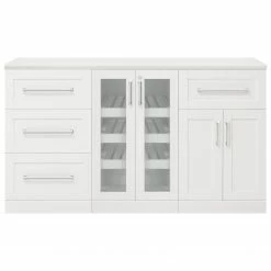 NewAge Products Home Bar 3 Piece Cabinet Set