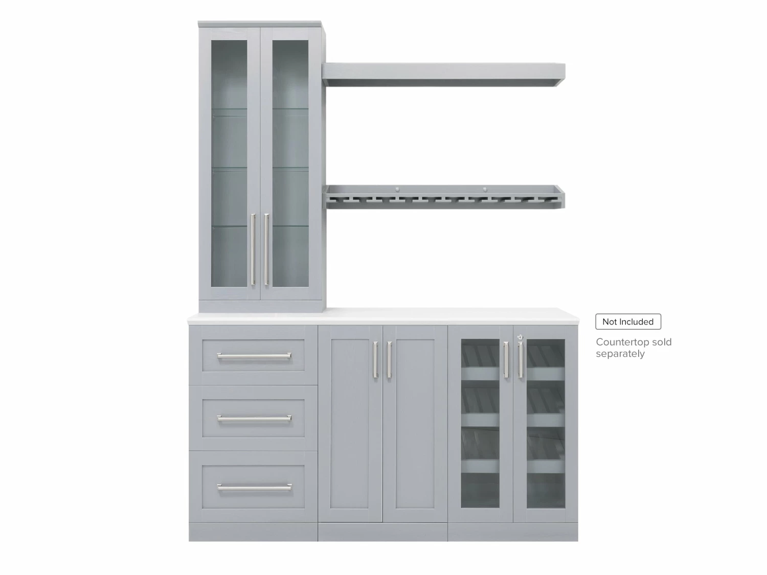 NewAge Products Home Bar Cabinets Home Bar 6 Piece Cabinet Set 10 NewAge Products Home Bar Cabinets Home Bar 6 Piece Cabinet Set