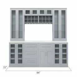 NewAge Products Home Bar Cabinets Home Bar 8 Piece Cabinet Set 37 NewAge Products Home Bar Cabinets Home Bar 8 Piece Cabinet Set