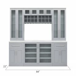 NewAge Products Home Bar Cabinets Home Bar 7 Piece Cabinet Set 37 NewAge Products Home Bar Cabinets Home Bar 7 Piece Cabinet Set