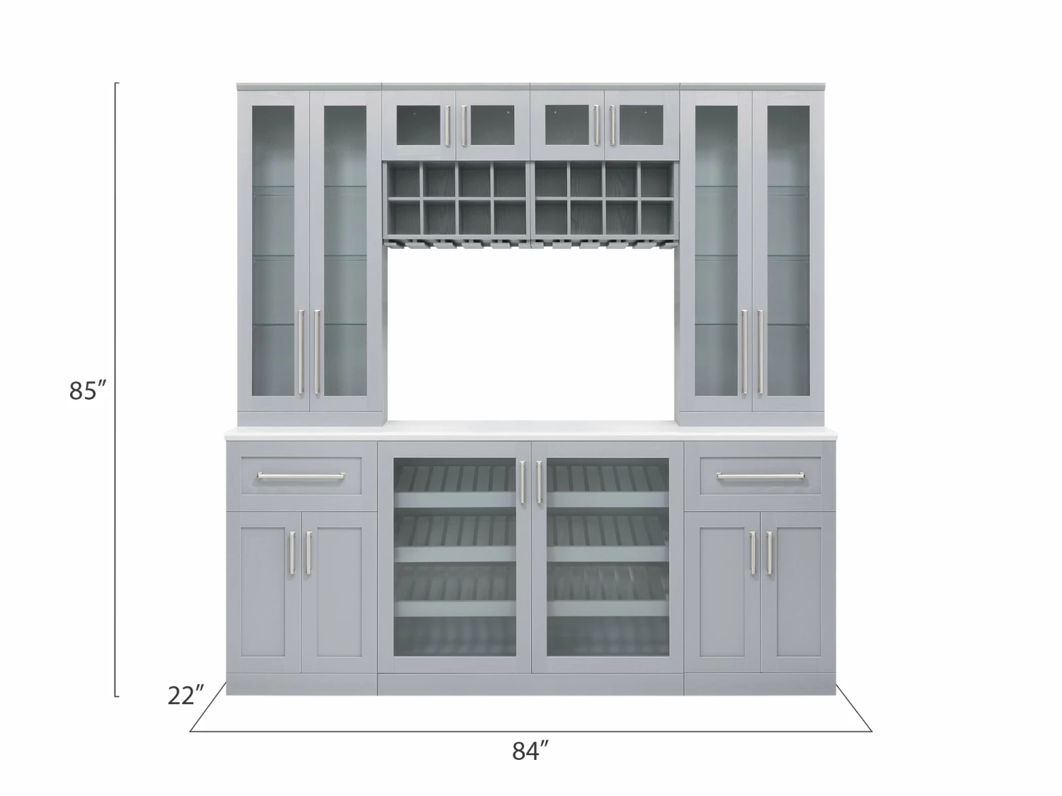 NewAge Products Home Bar Cabinets Home Bar 7 Piece Cabinet Set 12 NewAge Products Home Bar Cabinets Home Bar 7 Piece Cabinet Set