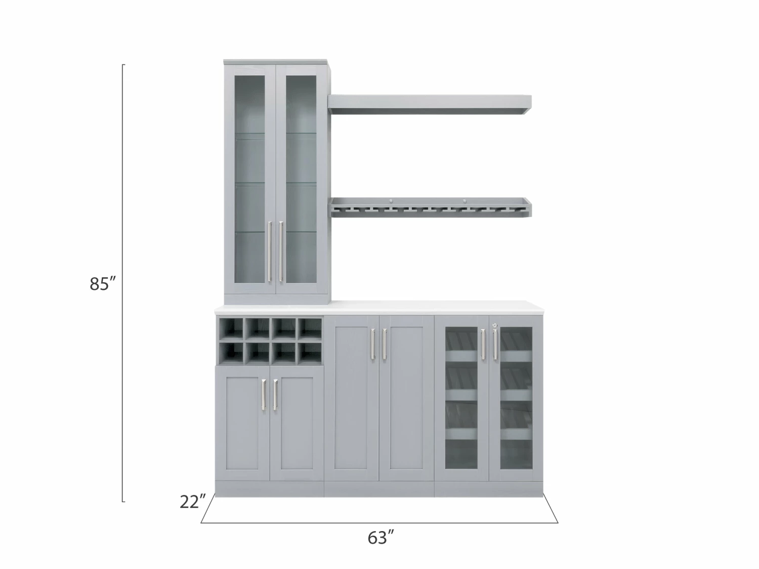 NewAge Products Home Bar 6 Piece Cabinet Set Home Bar Cabinets 11 NewAge Products Home Bar 6 Piece Cabinet Set Home Bar Cabinets