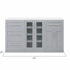 NewAge Products Home Bar 3 Piece Cabinet Set 37 NewAge Products Home Bar 3 Piece Cabinet Set
