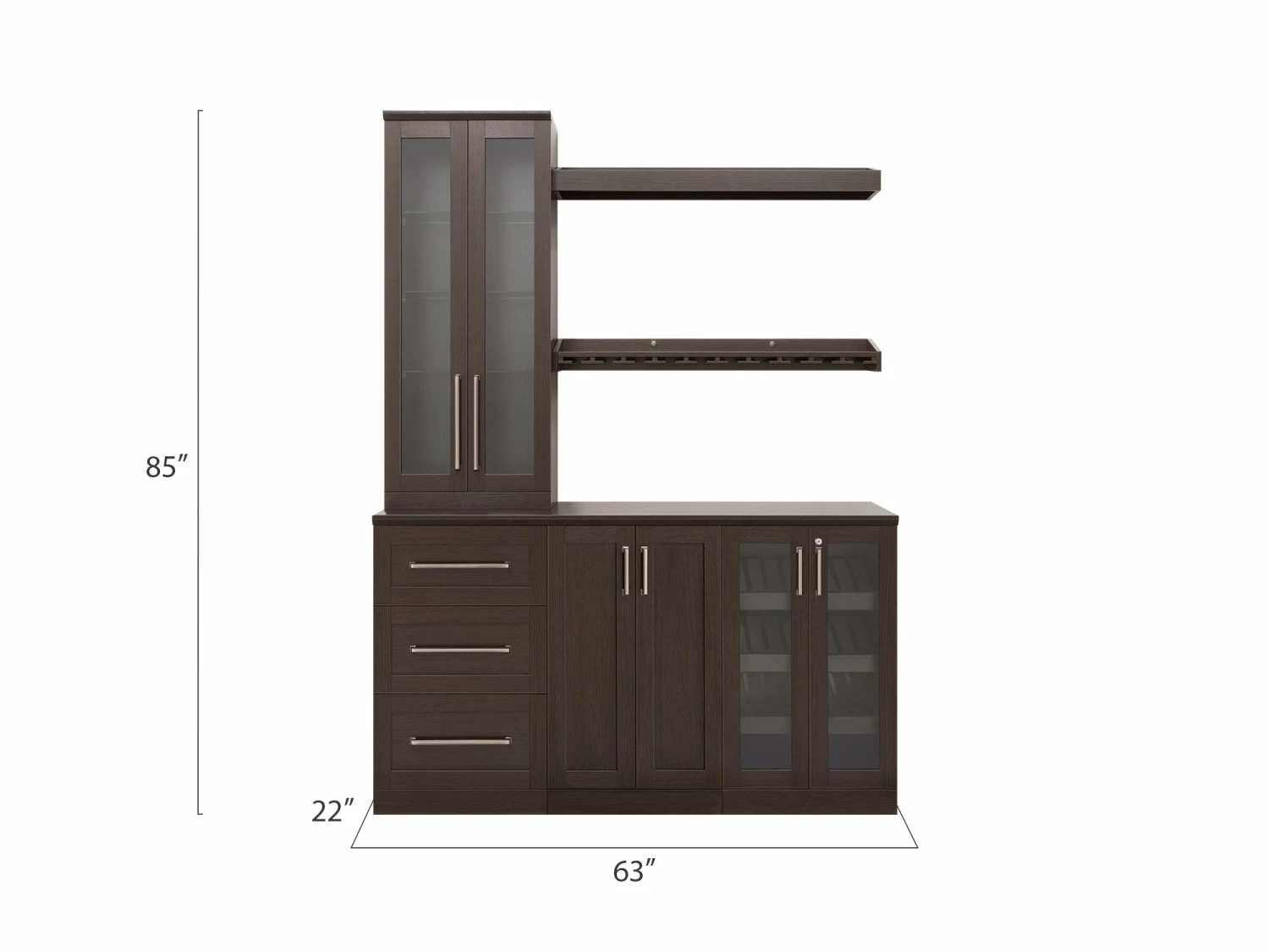 NewAge Products Home Bar Cabinets Home Bar 6 Piece Cabinet Set 20 NewAge Products Home Bar Cabinets Home Bar 6 Piece Cabinet Set