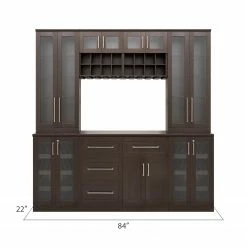 NewAge Products Home Bar Cabinets Home Bar 8 Piece Cabinet Set 45 NewAge Products Home Bar Cabinets Home Bar 8 Piece Cabinet Set