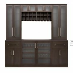 NewAge Products Home Bar Cabinets Home Bar 7 Piece Cabinet Set 43 NewAge Products Home Bar Cabinets Home Bar 7 Piece Cabinet Set