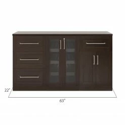 NewAge Products Home Bar 3 Piece Cabinet Set 45 NewAge Products Home Bar 3 Piece Cabinet Set