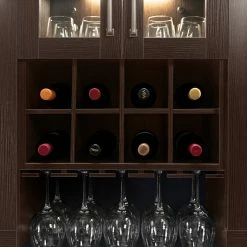 NewAge Products Home Bar 4 Piece Cabinet Set Home Bar Cabinets