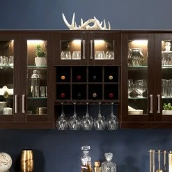 NewAge Products Home Bar Cabinets Home Bar 7 Piece Cabinet Set 48 NewAge Products Home Bar Cabinets Home Bar 7 Piece Cabinet Set