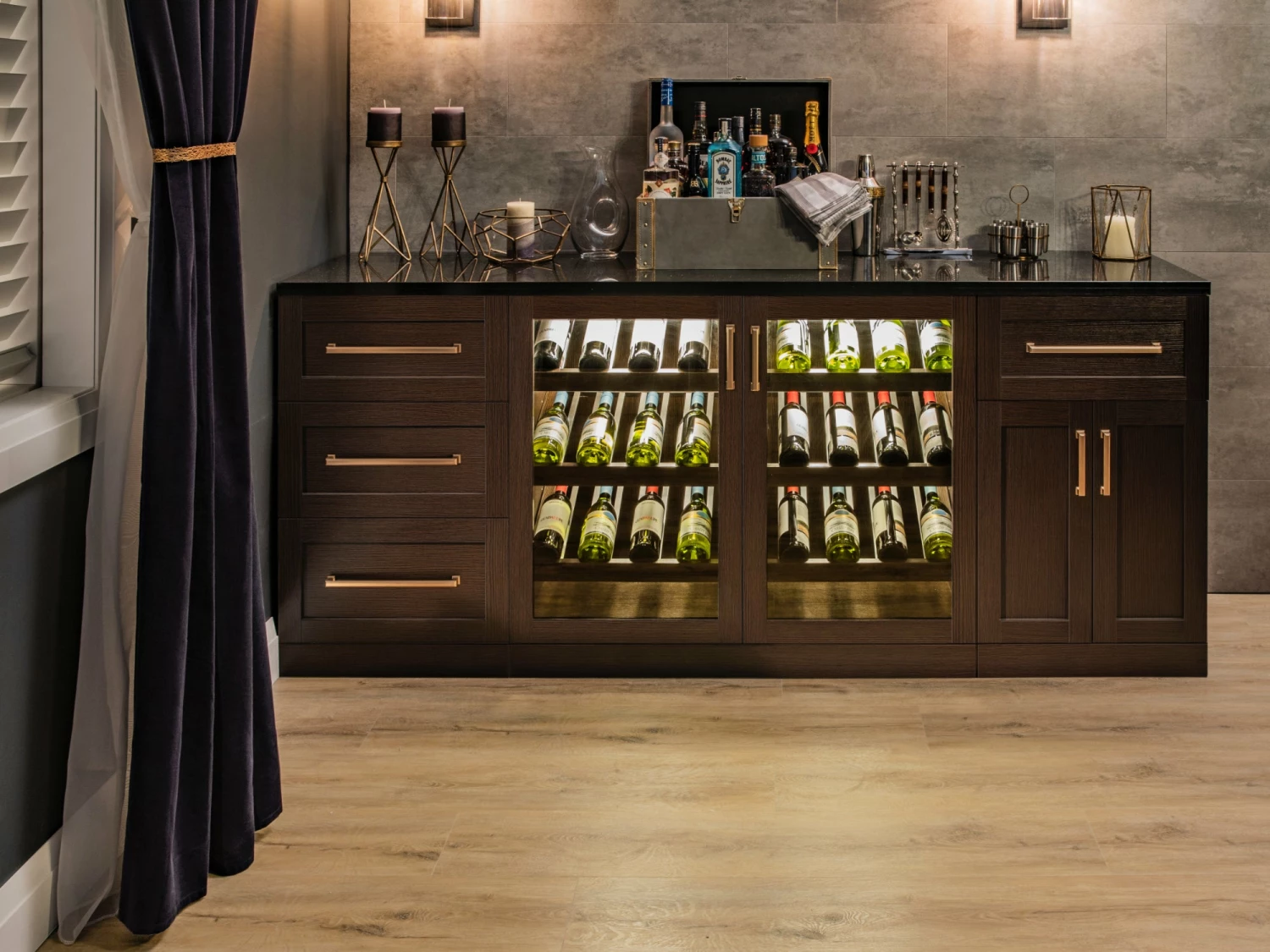 NewAge Products Home Bar 3 Piece Cabinet Set 15 NewAge Products Home Bar 3 Piece Cabinet Set