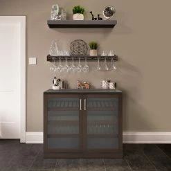 NewAge Products Home Bar 3 Piece Cabinet Set 32 NewAge Products Home Bar 3 Piece Cabinet Set