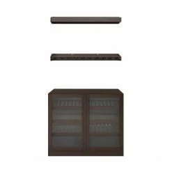 NewAge Products Home Bar 3 Piece Cabinet Set 39 NewAge Products Home Bar 3 Piece Cabinet Set