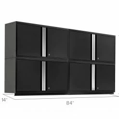 NewAge Products Pro Series 4 Piece Cabinet Set Garage Storage 85 NewAge Products Pro Series 4 Piece Cabinet Set Garage Storage