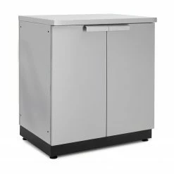 None Outdoor Kitchen Stainless Steel 2-Door Cabinet