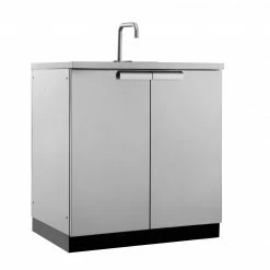None Outdoor Kitchen Stainless Steel Sink Cabinet