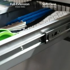 None Outdoor Kitchen Stainless Steel 3-Drawer Cabinet