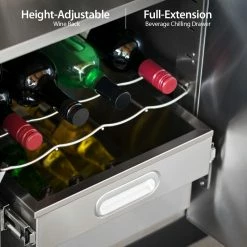 None Outdoor Kitchen Stainless Steel 32" Bar Cabinet 31 None Outdoor Kitchen Stainless Steel 32