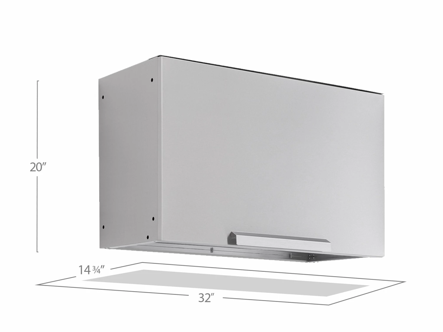 NewAge Products Outdoor Kitchen Stainless Steel Wall Cabinet 2 NewAge Products Outdoor Kitchen Stainless Steel Wall Cabinet