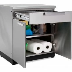 NewAge Products Outdoor Kitchen Stainless Steel 32" 2-Door With Drawer Cabinet 20 NewAge Products Outdoor Kitchen Stainless Steel 32