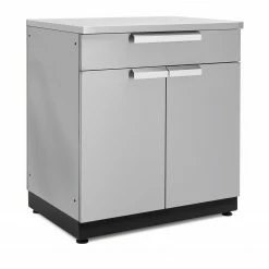 NewAge Products Outdoor Kitchen Stainless Steel 32" 2-Door With Drawer Cabinet