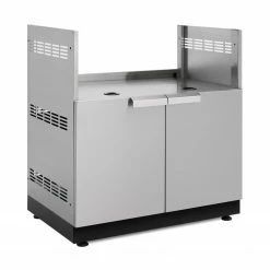NewAge Products Outdoor Kitchen Classic Stainless Steel Gas Grill Cabinet