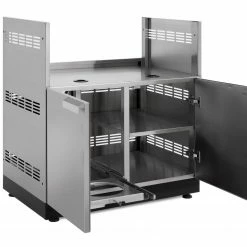 NewAge Products Outdoor Kitchen Classic Stainless Steel Gas Grill Cabinet