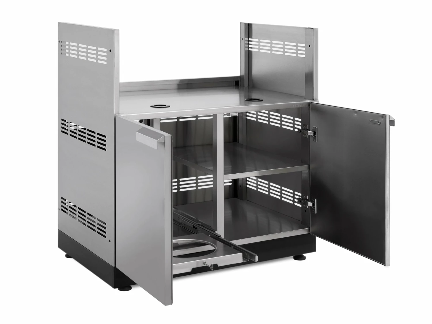 NewAge Products Outdoor Kitchen Classic Stainless Steel Gas Grill Cabinet 2 NewAge Products Outdoor Kitchen Classic Stainless Steel Gas Grill Cabinet