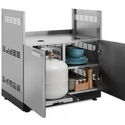 NewAge Products Outdoor Kitchen Classic Stainless Steel Gas Grill Cabinet 56 NewAge Products Outdoor Kitchen Classic Stainless Steel Gas Grill Cabinet