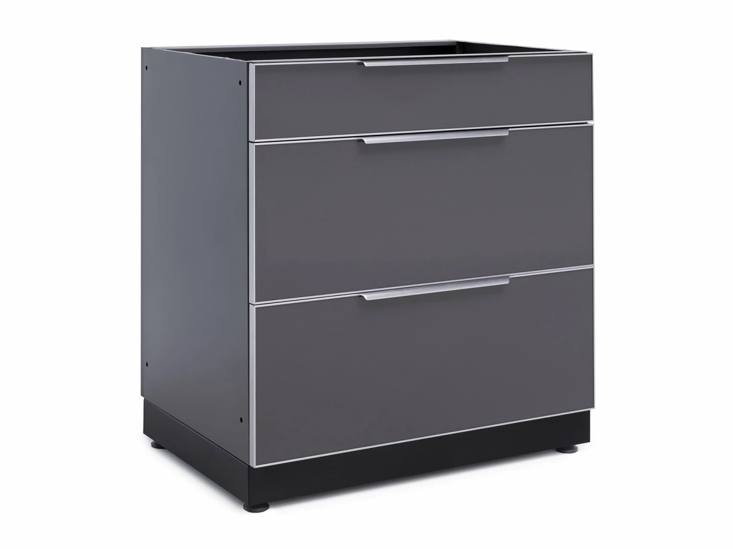 None Outdoor Kitchen Aluminum 3-Drawer Cabinet 1 None Outdoor Kitchen Aluminum 3-Drawer Cabinet