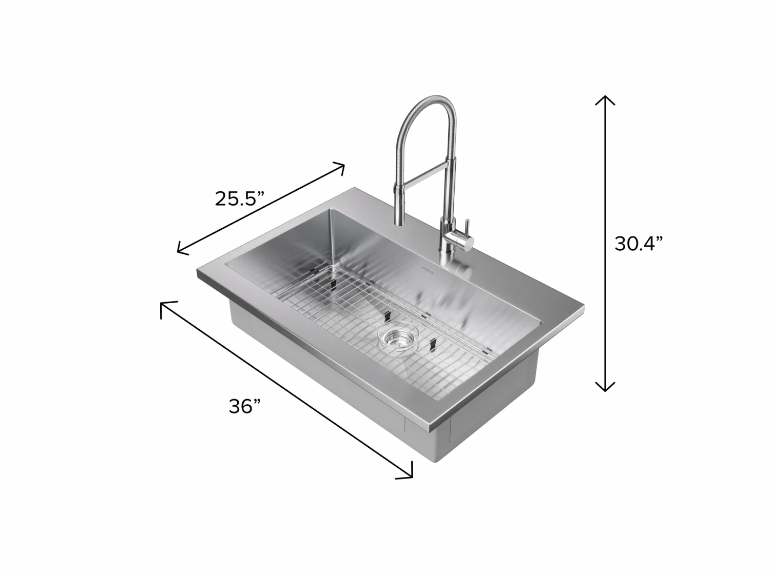 NewAge Products 36 In. Standard Sink With Flex Pull Down Faucet Shop Kitchen Sets 10 NewAge Products 36 In. Standard Sink With Flex Pull Down Faucet Shop Kitchen Sets