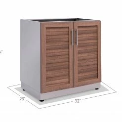 None Outdoor Kitchen Stainless Steel 2-Door Cabinet 35 None Outdoor Kitchen Stainless Steel 2-Door Cabinet