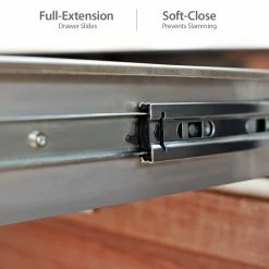 None Outdoor Kitchen Stainless Steel 3-Drawer Cabinet