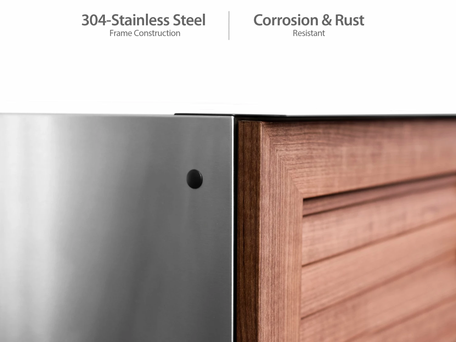 NewAge Products Outdoor Kitchen Stainless Steel Wall Cabinet 13 NewAge Products Outdoor Kitchen Stainless Steel Wall Cabinet