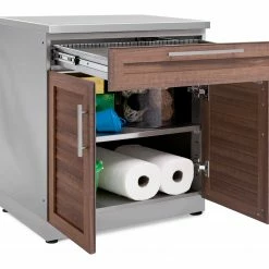 NewAge Products Outdoor Kitchen Stainless Steel 32" 2-Door With Drawer Cabinet 29 NewAge Products Outdoor Kitchen Stainless Steel 32