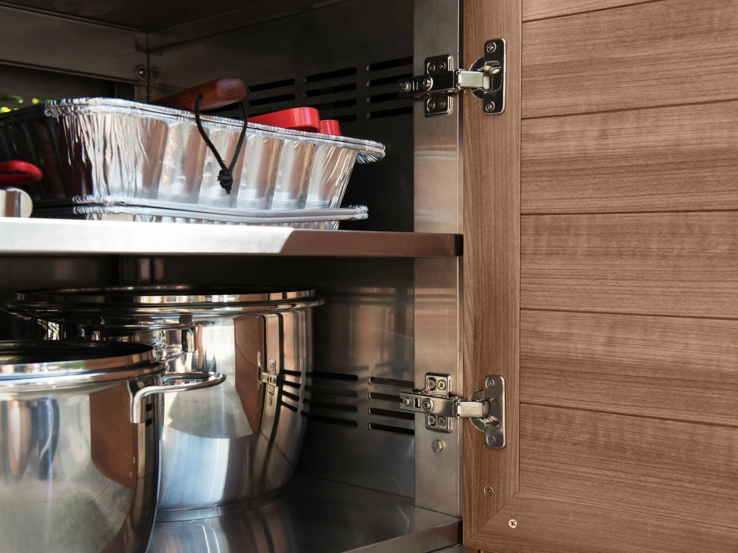 NewAge Products Outdoor Kitchen Classic Stainless Steel Gas Grill Cabinet 24 NewAge Products Outdoor Kitchen Classic Stainless Steel Gas Grill Cabinet