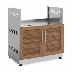 NewAge Products Outdoor Kitchen Classic Stainless Steel Gas Grill Cabinet 72 NewAge Products Outdoor Kitchen Classic Stainless Steel Gas Grill Cabinet