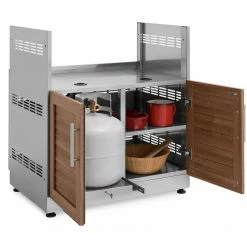 NewAge Products Outdoor Kitchen Classic Stainless Steel Gas Grill Cabinet 74 NewAge Products Outdoor Kitchen Classic Stainless Steel Gas Grill Cabinet