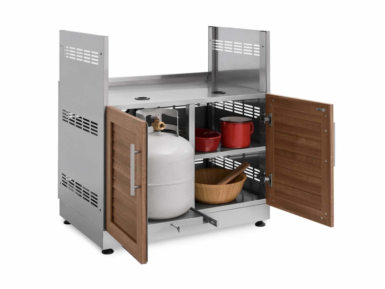 NewAge Products Outdoor Kitchen Classic Stainless Steel Gas Grill Cabinet 21 NewAge Products Outdoor Kitchen Classic Stainless Steel Gas Grill Cabinet