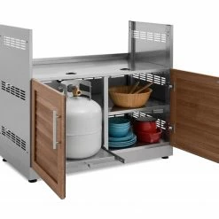 NewAge Products Outdoor Kitchen Classic Stainless Steel Gas Grill Cabinet 83 NewAge Products Outdoor Kitchen Classic Stainless Steel Gas Grill Cabinet