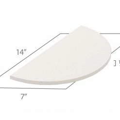 NewAge Products Outdoor Kitchen 7 In. Half Moon Heat Diffuser