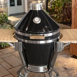 NewAge Products Outdoor Kitchen Stainless Steel Kamado Cart
