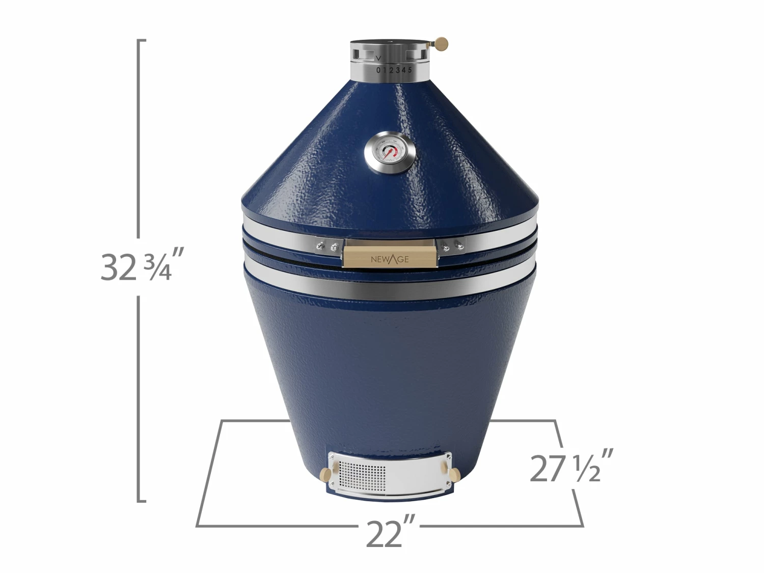 NewAge Products Outdoor Kitchen Platinum 22 In. Kamado 31 NewAge Products Outdoor Kitchen Platinum 22 In. Kamado