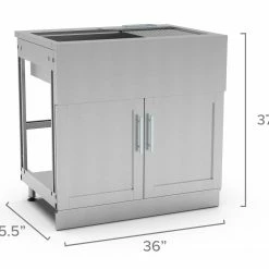 NewAge Products Signature Series Outdoor Kitchen 36 In. Farmhouse Sink Cabinet