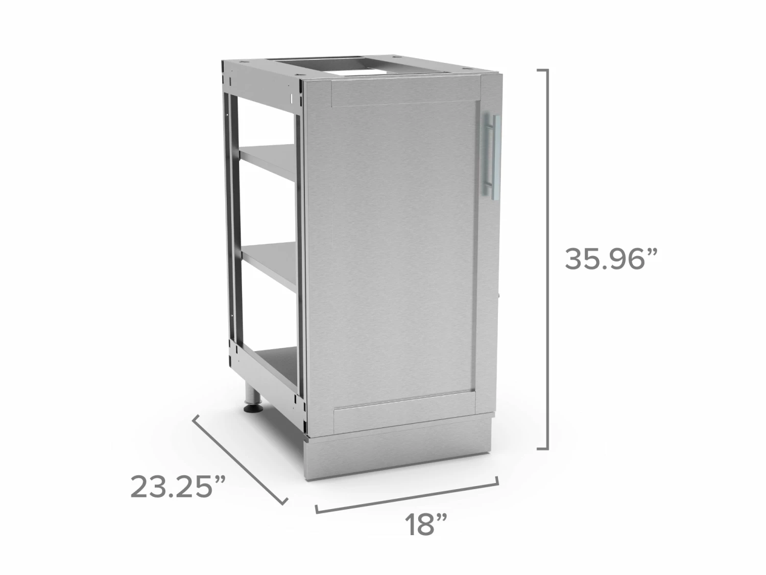 NewAge Products Signature Series Outdoor Kitchen 18 In. 1 Door Cabinet 2 NewAge Products Signature Series Outdoor Kitchen 18 In. 1 Door Cabinet