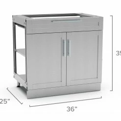 NewAge Products Signature Series Outdoor Kitchen 36 In. 2 Door 1 Drawer Cabinet