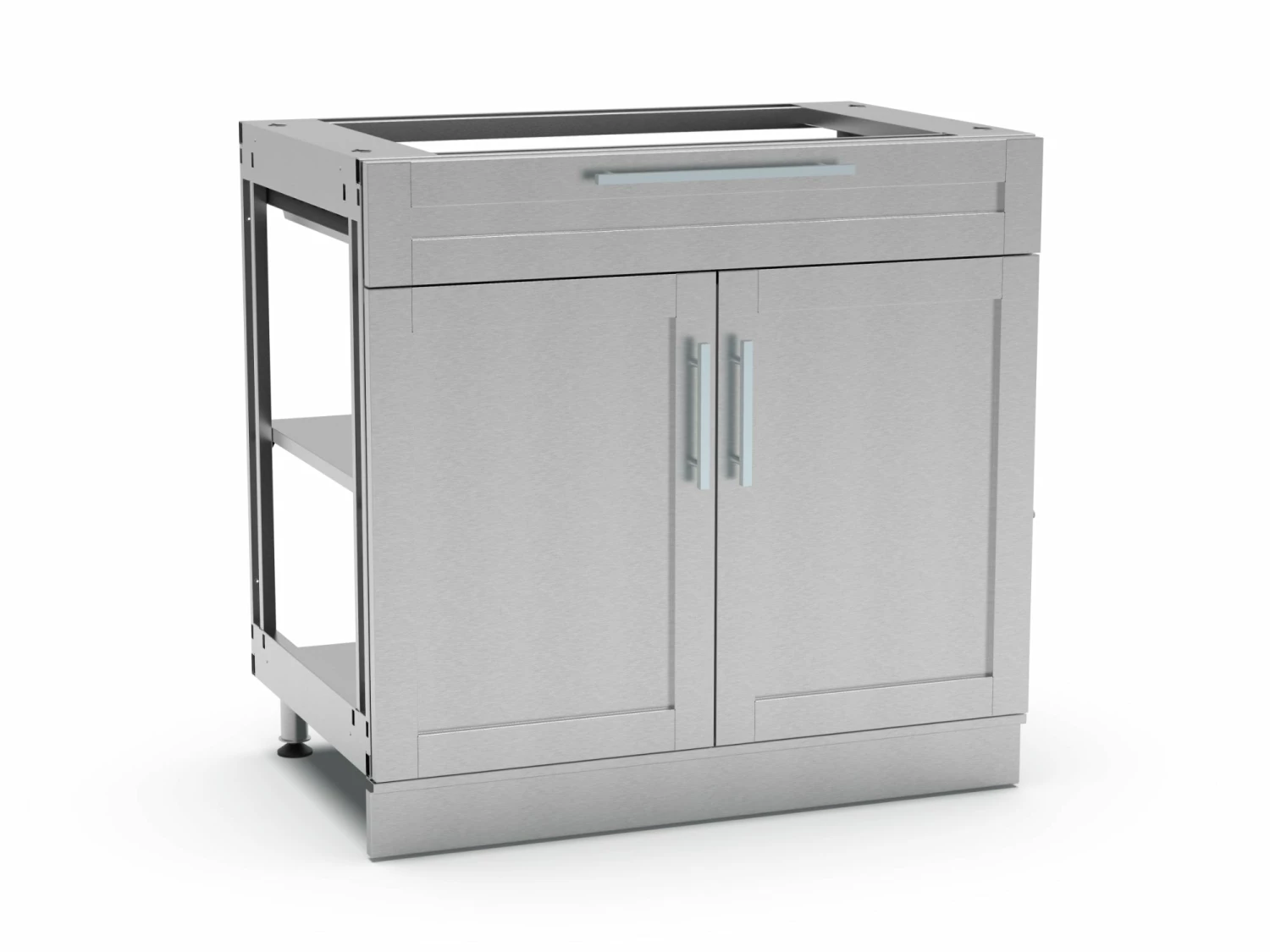 NewAge Products Signature Series Outdoor Kitchen 36 In. 2 Door 1 Drawer Cabinet 1 NewAge Products Signature Series Outdoor Kitchen 36 In. 2 Door 1 Drawer Cabinet