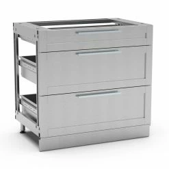 NewAge Products Signature Series Outdoor Kitchen 3 Drawer Cabinet