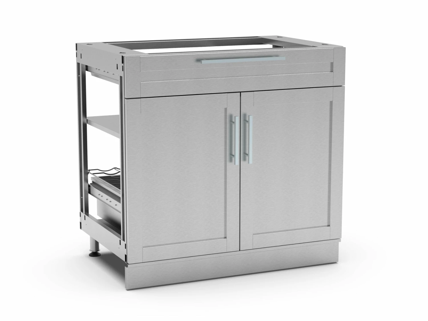 NewAge Products Signature Series Outdoor Kitchen 36 In. Bar Cabinet 1 NewAge Products Signature Series Outdoor Kitchen 36 In. Bar Cabinet